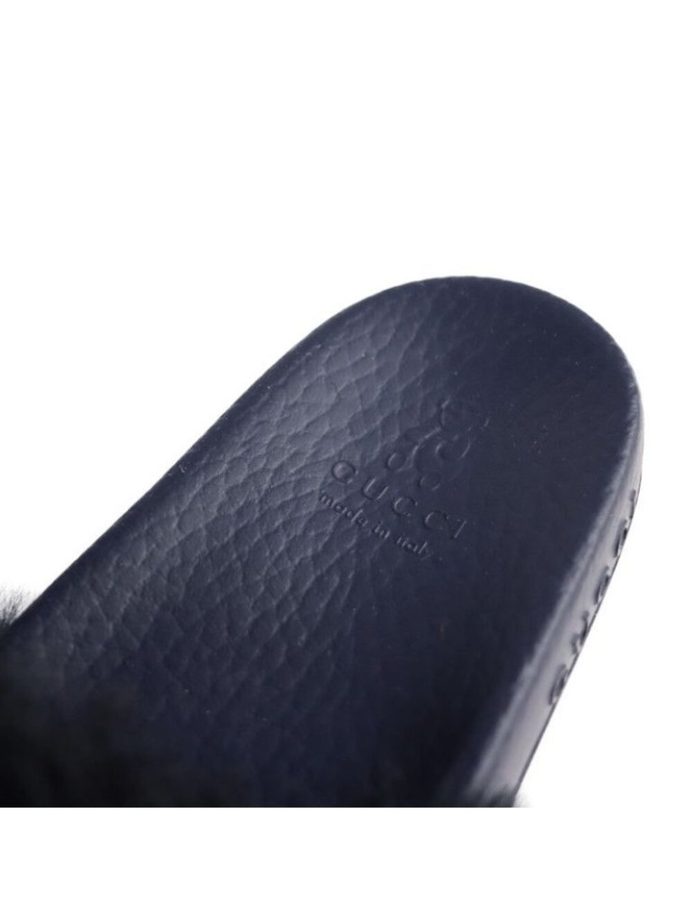 Gucci Horsebit Sandals 29 Rubber Faux Fur Tricolor - Picture 7 of 9